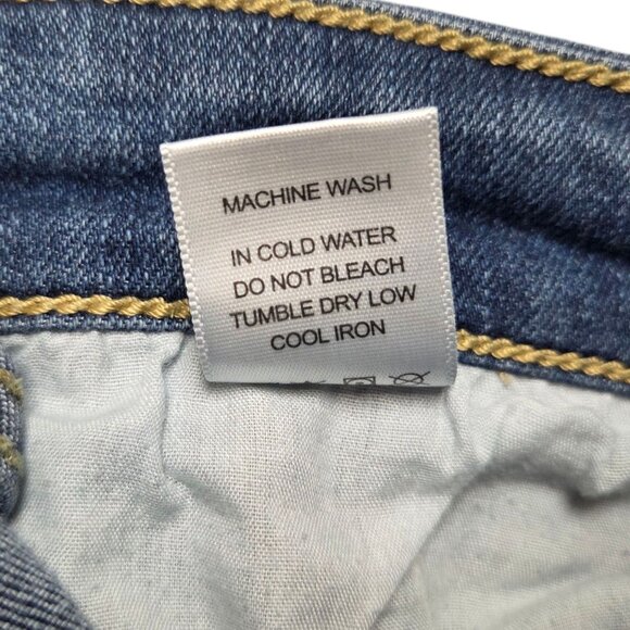 Judy Blue Shauna Bootcut Jeans Womens 30 Mid Rise Braided Belt Loop - Picture 12 of 12